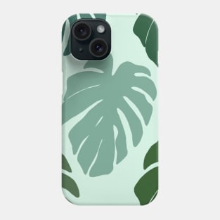 Monstera Leaves Pattern Phone Case