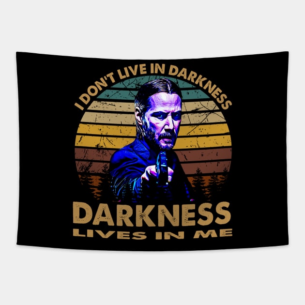 I dont live in darkness art gift movie fans Tapestry by Madisen Harvey