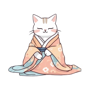 Cute cat in kimono T-Shirt