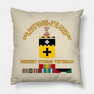 3rd Bn, 5th Cavalry - Desert Storm Veteran Pillow