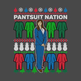 Pantsuit Nation Ugly Xmas Sweater (Dark) T-Shirt