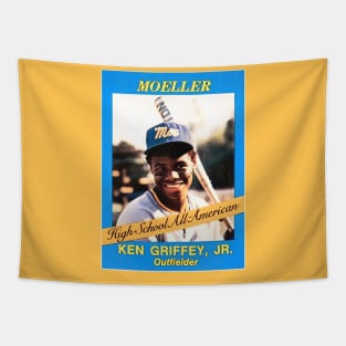 Ken Griffey Jr MOELLER Baseball Card Tapestry