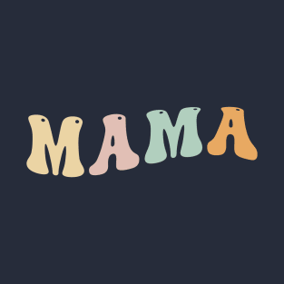 Mama Retro 90s Moms Birthday T-Shirt