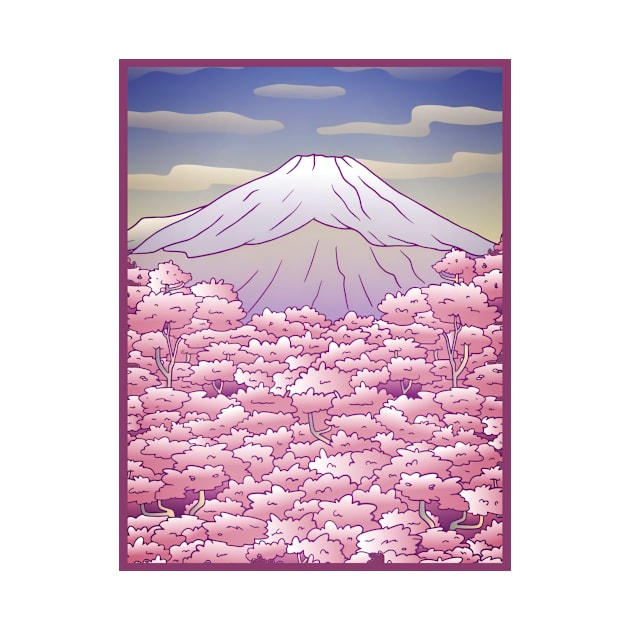 Japanese Mountain by arkaj