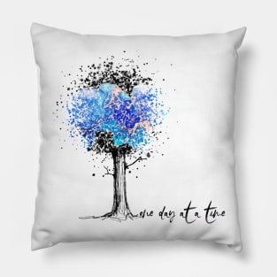 Tree One Day at a Time Pillow