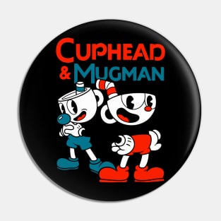 Cuphead & Mugman Pin