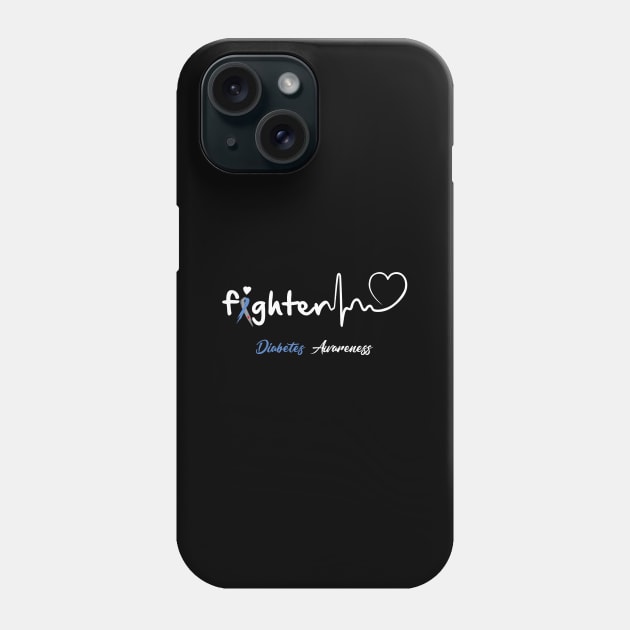 Fighter Diabetes Awareness T1D Gift Phone Case by thuylinh8