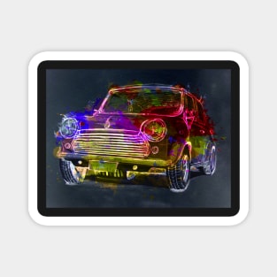 Classic Mini Chalk Splatter Magnet