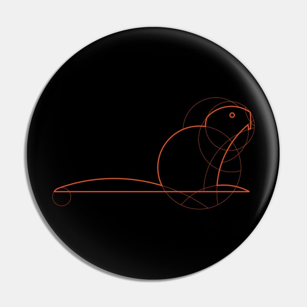 Ubuntu - Bionic Beaver Pin by cryptogeek