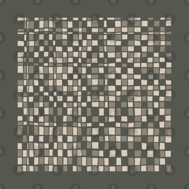 Mosaic pattern in Gray Green Color by lents