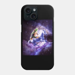 Frog Riding Unicorn Phone Case