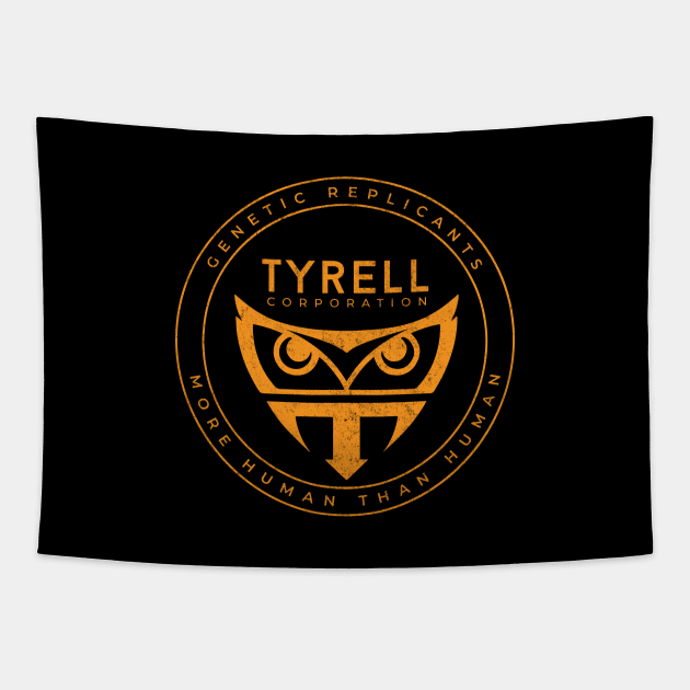 Tyrell Corporation - modern vintage logo Tapestry by BodinStreet