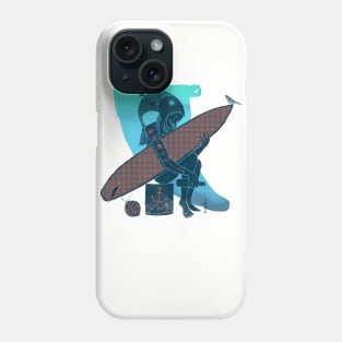 Fish Head Surfer Phone Case