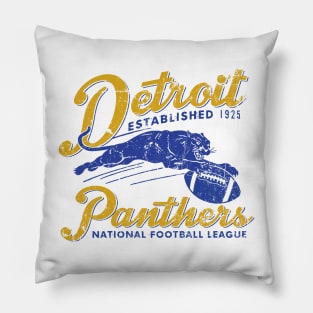 Detroit Panthers Football Pillow