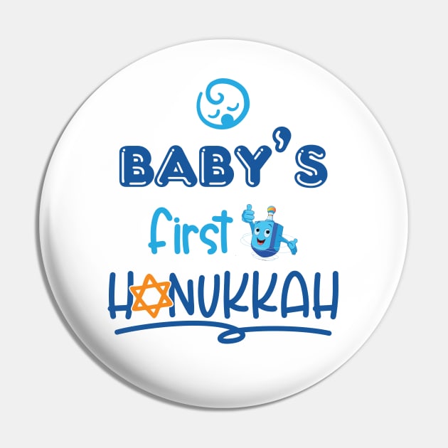 Baby's First Hanukkah Pin by Proud Collection