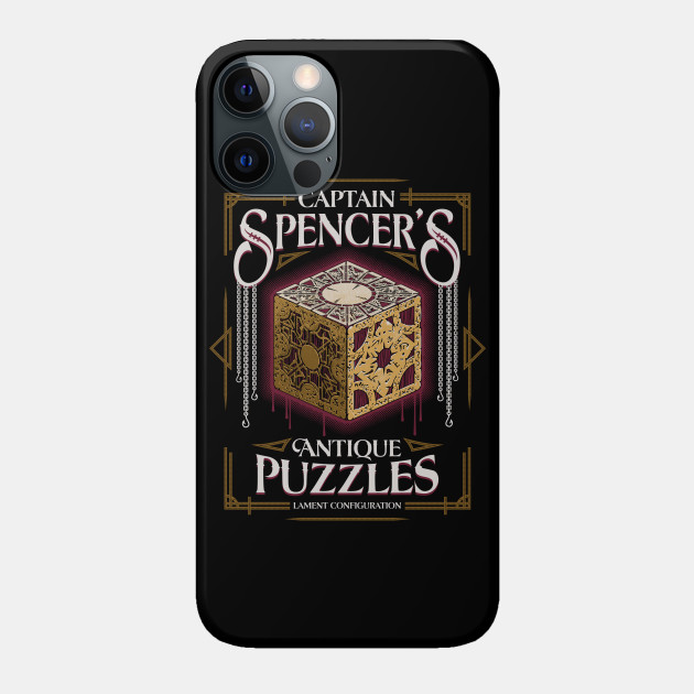 Captain Spencer's Antique Puzzles - Vintage Horror - Puzzlebox - Hellraiser - Phone Case