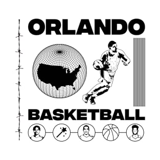 Orlando Modern Basketball T-Shirt