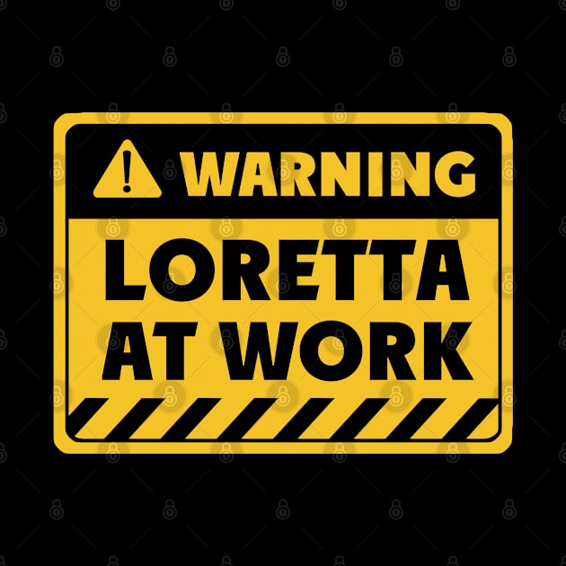 Loretta at work by EriEri