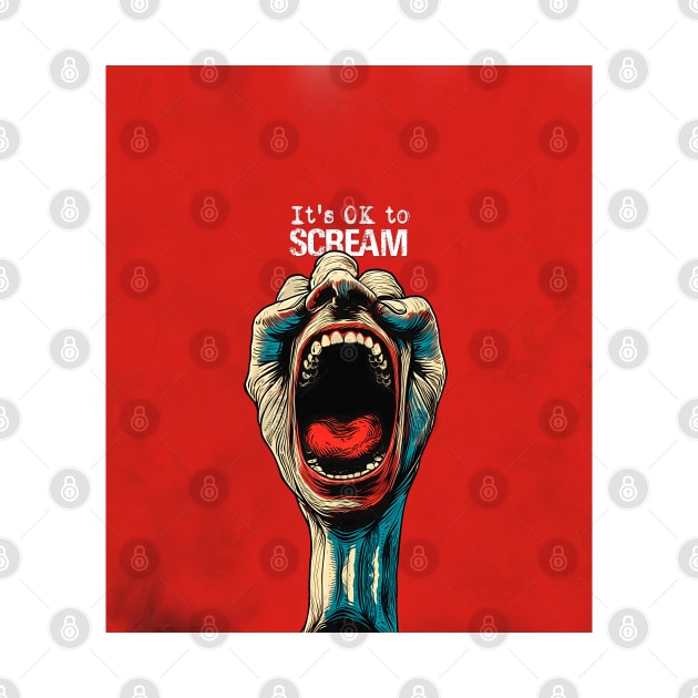 Screaming Hand: It's OK to Scream by Puff Sumo