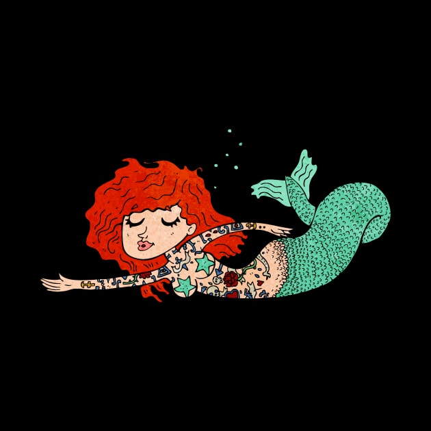 Mermaid Aquamarine Sea Beach Summer Animals Love Cute Funny Gift Sarcastic Happy Fun Witty by EpsilonEridani
