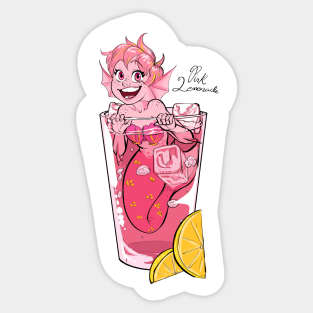 Pink Lemonade Stickers Teepublic