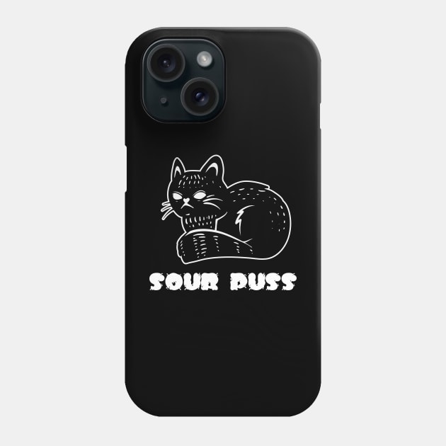 Sour Puss Phone Case by CAFFEINE CULT