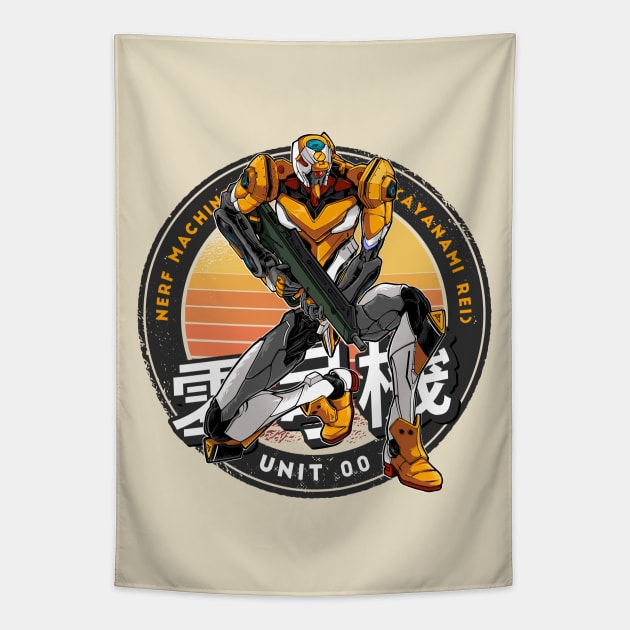 Eva Unit 00 Tapestry by kimikodesign