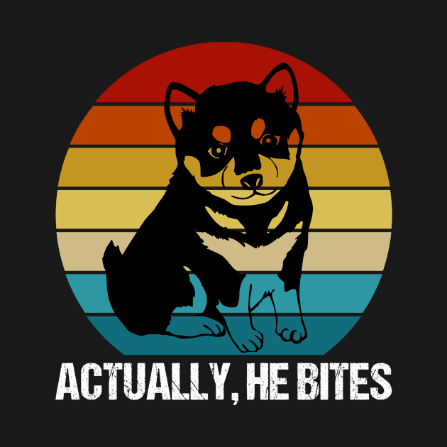 Fairly cute dog actually bites. by Rian Whole