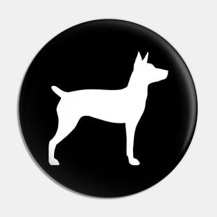 Rat Terrier Silhouette Pin