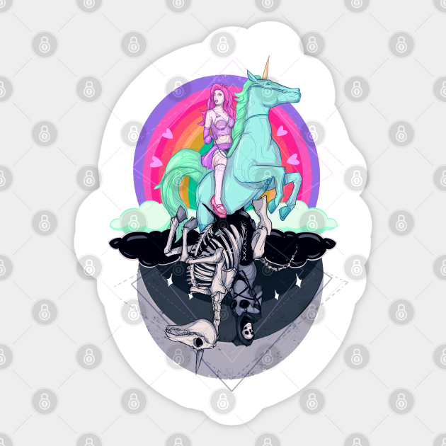 Sweet & Salty - Pastel Goth - Sticker