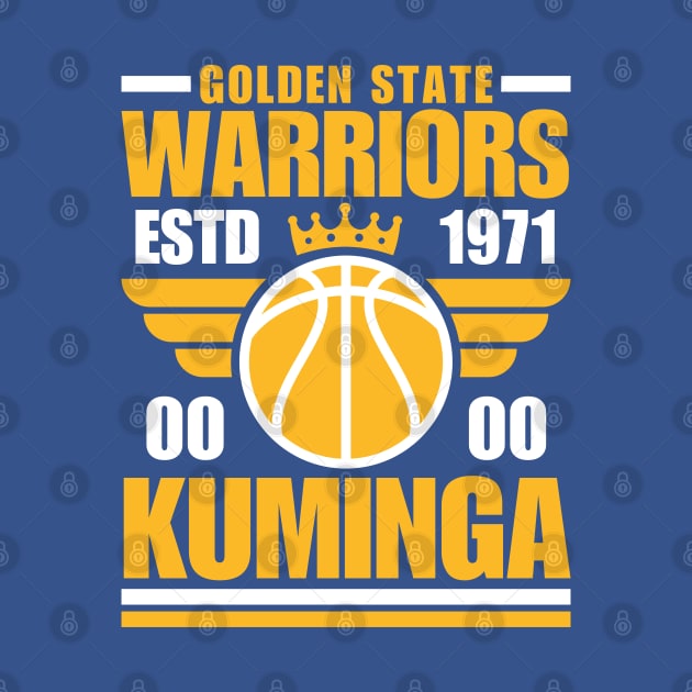 Golden State Warriors Kuminga 00 Basketball Retro by ArsenBills