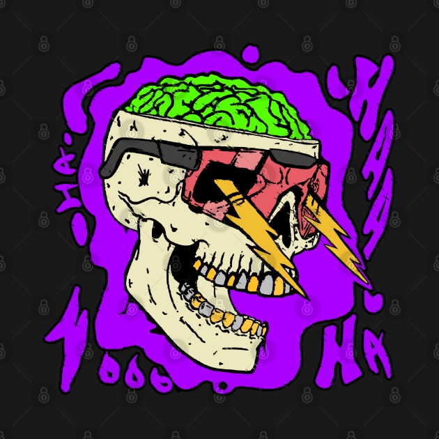 Skull funny, skull funny design, by Store -smitch