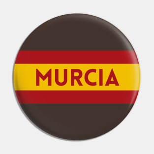 Murcia City in Spanish Flag Pin