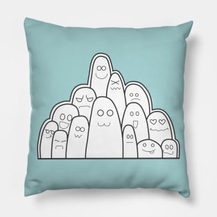 Blob family Pillow