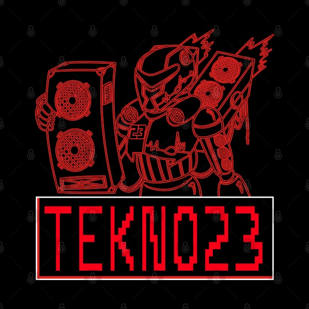 Tekno 23 Robot by T-Shirt Dealer