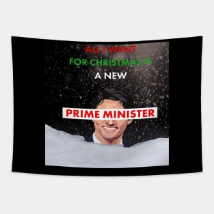 All I Want For Christmas Is a New Prime Minister Tapestry