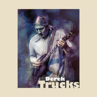 Derek Trucks Blues Guitar Player T-Shirt