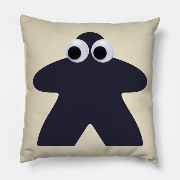 Meeple Googly Eyes Pillow by RollForTheWin