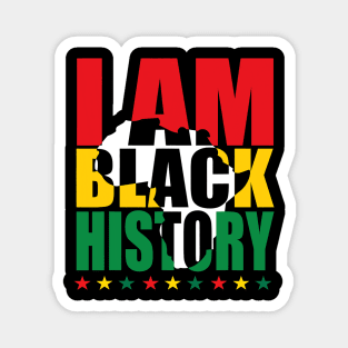 I Am Black History African American Black History Month 2023 Magnet