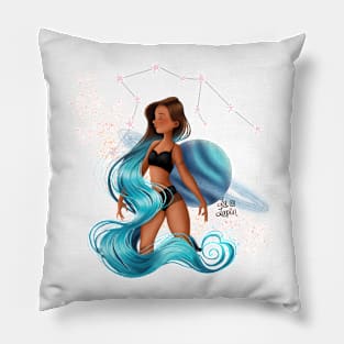 Acquarius sign Pillow