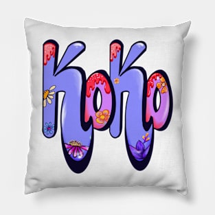 Koko 3 The top 10 best Personalized Custom Name gift ideas for Koko girls and women Pillow