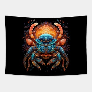 Crab Rainbow Tapestry