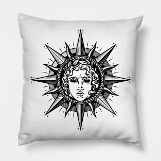 Apollo Sun God Symbol Pillow