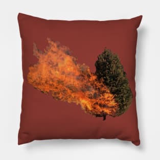 Christmas Tree Fire 2020 Pillow