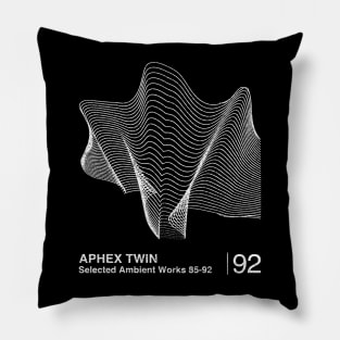 Selected Ambient Works / Minimalist Graphic Design Fan Art Pillow