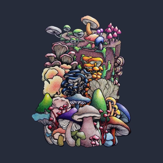 Mushroom Stump by LivMyers