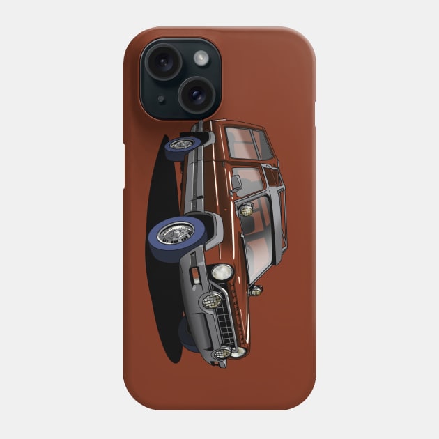 Brown Matra Rancho Car Phone Case by Webazoot