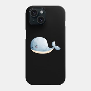 Hand Drawn Baby Whale Phone Case