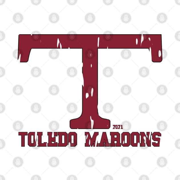 Vintage Toledo Maroons by 7071