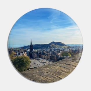 View of Edinburgh from on high Pin